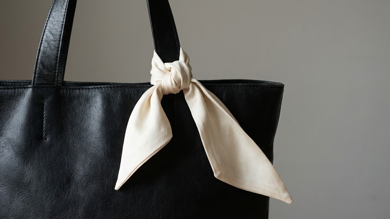 Der Henkel-Knoten-Trick: Wie ein einfaches Tuch jede Handtasche sofort veredelt
