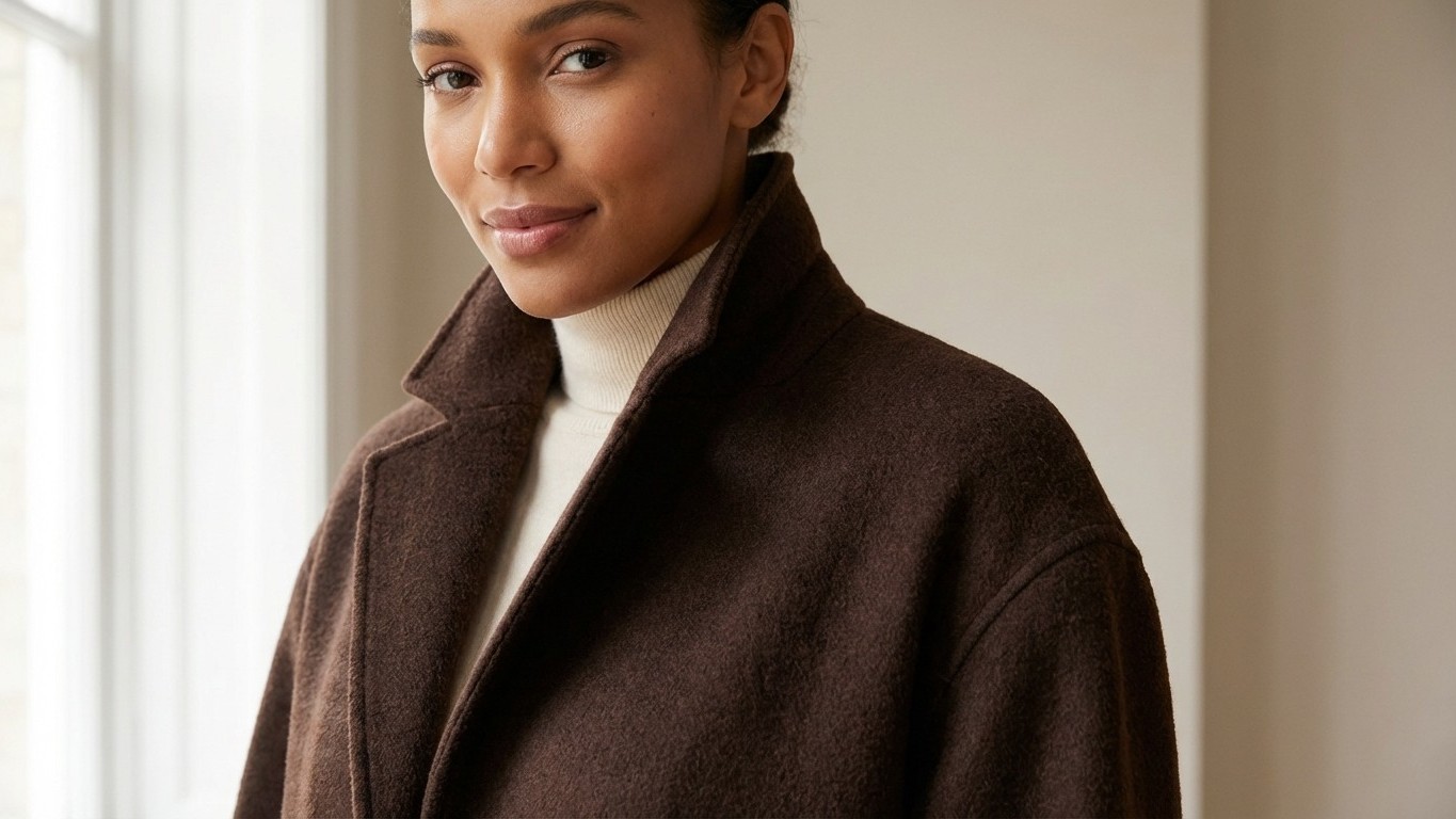 Dunkelbraun ersetzt Schwarz: Die Farbe, die Stylistinnen 2026 dominieren