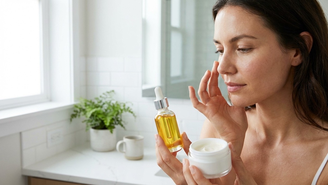 Huile ou crème : que choisir dans une routine naturelle (et dans quel ordre)