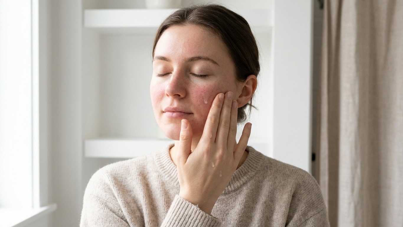 Routine naturelle pour peau sensible : apaiser, éviter les irritants, simplifier
