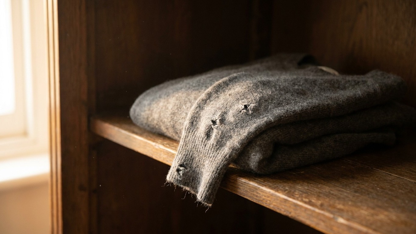 Mottenfraß im Kaschmir: Wie ich meinen Lieblingspullover verlor und was ich seitdem weiß