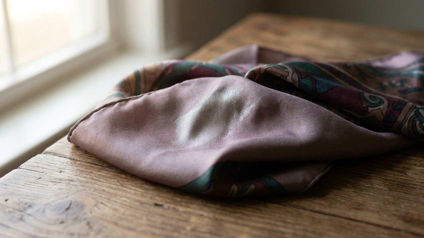 Seidentuch gebügelt – und jetzt? Warum Glanzflecken für immer bleiben und wie man sie vermeidet