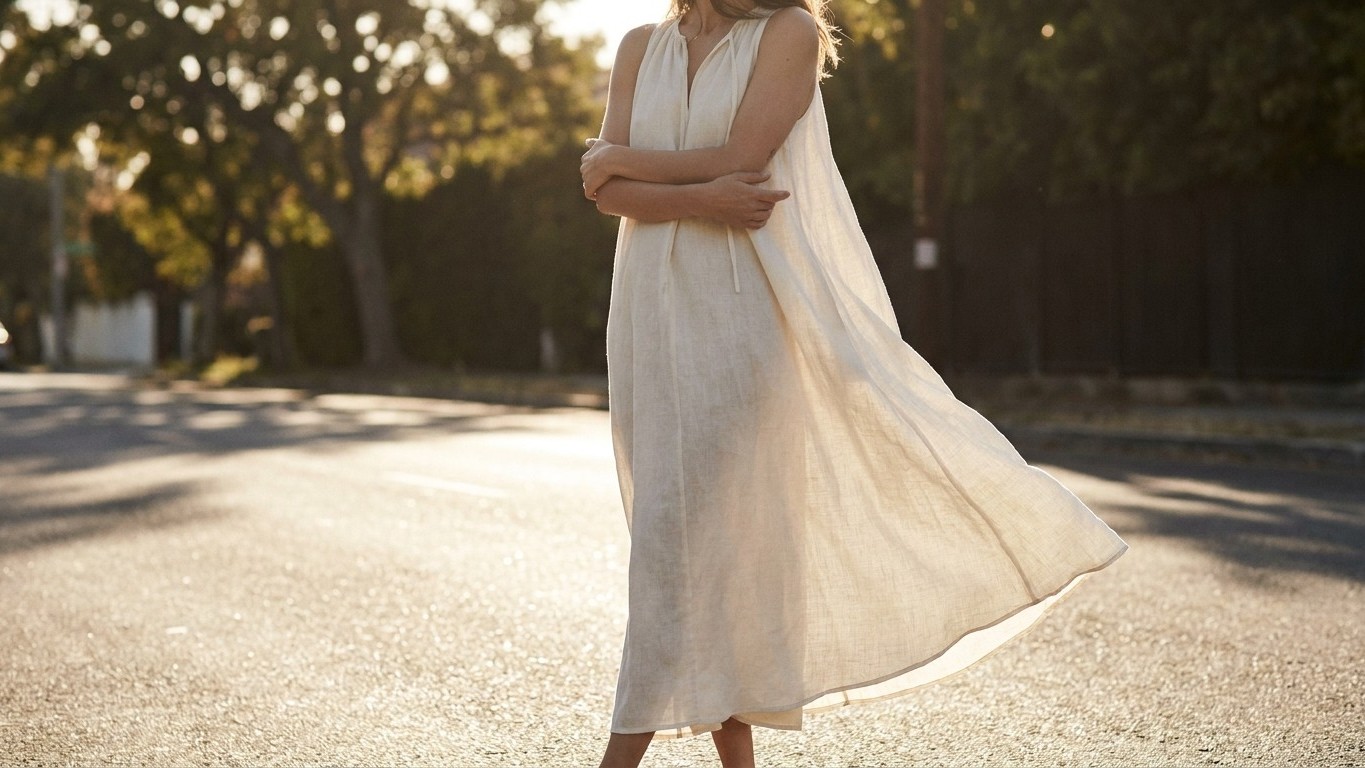 35 Grad im Leinenkleid: Warum der beste Stoff allein nicht reicht