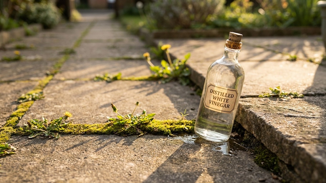 Ich habe jahrelang Salz und Essig auf meinen Gehweg gekippt, um Unkraut loszuwerden: erst ein Schreiben vom Ordnungsamt ze...