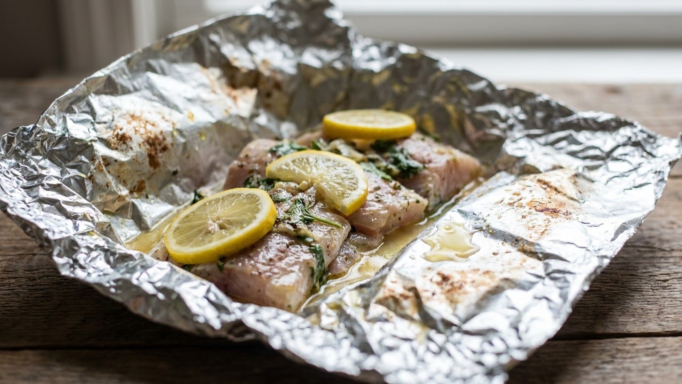 Ich habe mein Fleisch mit Zitronenmarinade in Alufolie gegrillt: Als mir ein Chemiker zeigte, was die Säure aus der Folie ...