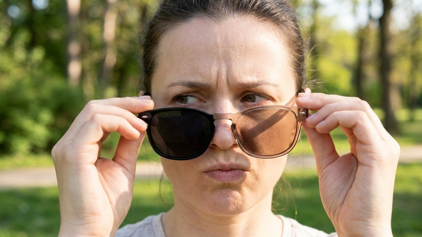 « Ich dachte, je dunkler das Glas, desto besser der Schutz »: beim Augenarzt hat man mir erklärt, was auf meiner Brille fe...