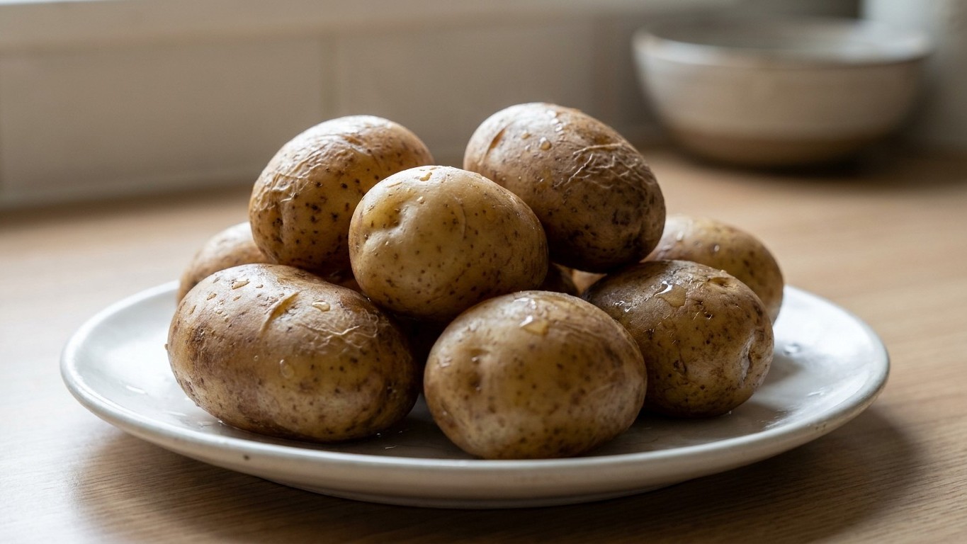 Ich habe meine gekochten Kartoffeln nur aus Faulheit über Nacht im Kühlschrank vergessen: als ich sie am nächsten Tag aufg...