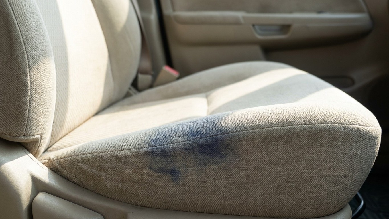 Ich habe meine neue dunkle Jeans nur einen Nachmittag im Auto getragen: als ich abends vom hellen Sitz aufstand, habe ich ...