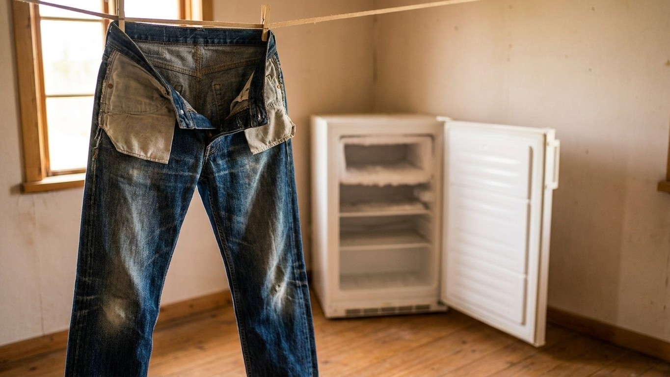 « Meine Jeans kam eiskalt aus dem Gefrierfach und roch abends wieder »: was die ganze Zeit im Stoff geblieben war