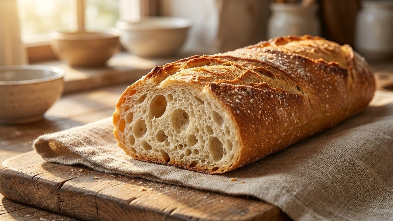 Wir alle legen das angebrochene Baguette über Nacht in den Kühlschrank, dabei ist genau diese Temperatur die schlechteste ...