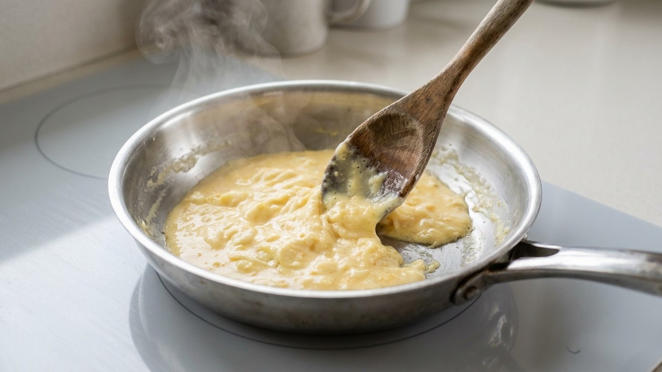 Wir rühren alle unser Ei bei über 70 °C fest, dabei entscheidet genau dieser Handgriff darüber, was aus dem Cholesterin im...